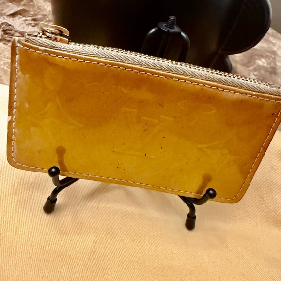 ⭐️⭐️Louis Vuitton Monogram Vernis Pochette Cles Key Pouch Keychain - Picture 3 of 11